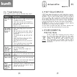 Предварительный просмотр 11 страницы Kunft KDH2775 Instruction Manual