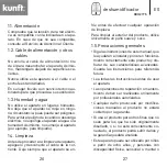 Предварительный просмотр 14 страницы Kunft KDH2775 Instruction Manual