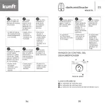 Предварительный просмотр 18 страницы Kunft KDH2775 Instruction Manual