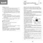 Предварительный просмотр 19 страницы Kunft KDH2775 Instruction Manual