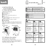 Предварительный просмотр 27 страницы Kunft KDH2775 Instruction Manual