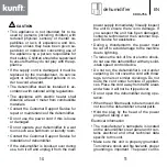 Preview for 6 page of Kunft KDH4756 Instruction Manual