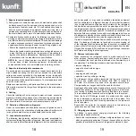 Preview for 10 page of Kunft KDH4756 Instruction Manual