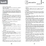 Preview for 11 page of Kunft KDH4756 Instruction Manual