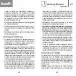 Preview for 22 page of Kunft KDH4756 Instruction Manual