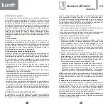 Preview for 25 page of Kunft KDH4756 Instruction Manual