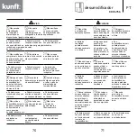 Preview for 36 page of Kunft KDH4756 Instruction Manual