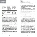 Preview for 37 page of Kunft KDH4756 Instruction Manual