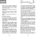 Preview for 38 page of Kunft KDH4756 Instruction Manual