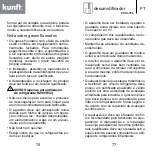 Preview for 39 page of Kunft KDH4756 Instruction Manual