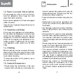 Предварительный просмотр 4 страницы Kunft KDW4752 Instruction Manual