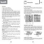 Предварительный просмотр 12 страницы Kunft KDW4752 Instruction Manual