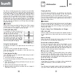 Предварительный просмотр 16 страницы Kunft KDW4752 Instruction Manual