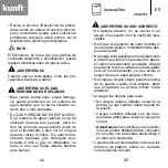 Предварительный просмотр 23 страницы Kunft KDW4752 Instruction Manual