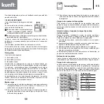 Предварительный просмотр 30 страницы Kunft KDW4752 Instruction Manual