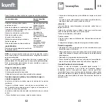 Предварительный просмотр 32 страницы Kunft KDW4752 Instruction Manual