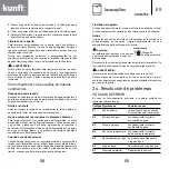 Предварительный просмотр 35 страницы Kunft KDW4752 Instruction Manual