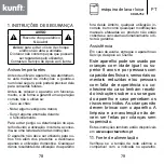 Предварительный просмотр 40 страницы Kunft KDW4752 Instruction Manual