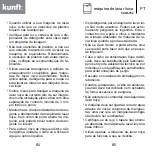 Предварительный просмотр 43 страницы Kunft KDW4752 Instruction Manual