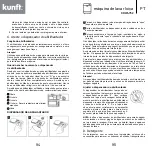 Предварительный просмотр 48 страницы Kunft KDW4752 Instruction Manual