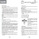 Предварительный просмотр 53 страницы Kunft KDW4752 Instruction Manual