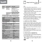 Предварительный просмотр 57 страницы Kunft KDW4752 Instruction Manual