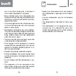 Preview for 6 page of Kunft KDW4752N Instruction Manual