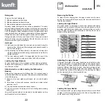 Preview for 12 page of Kunft KDW4752N Instruction Manual