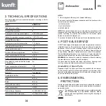 Preview for 19 page of Kunft KDW4752N Instruction Manual