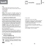 Preview for 38 page of Kunft KDW4752N Instruction Manual