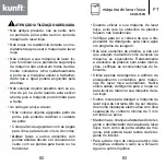 Preview for 42 page of Kunft KDW4752N Instruction Manual