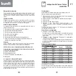 Preview for 46 page of Kunft KDW4752N Instruction Manual