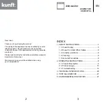 Предварительный просмотр 2 страницы Kunft KDW5137 SL Instruction Manual