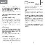 Предварительный просмотр 4 страницы Kunft KDW5137 SL Instruction Manual