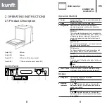 Предварительный просмотр 5 страницы Kunft KDW5137 SL Instruction Manual