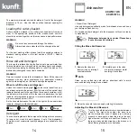 Предварительный просмотр 8 страницы Kunft KDW5137 SL Instruction Manual