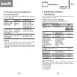 Предварительный просмотр 21 страницы Kunft KDW5137 SL Instruction Manual