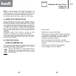 Предварительный просмотр 22 страницы Kunft KDW5137 SL Instruction Manual