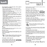 Предварительный просмотр 28 страницы Kunft KDW5137 SL Instruction Manual