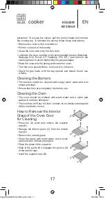 Предварительный просмотр 17 страницы Kunft KGS2981 Instruction Manual