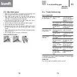 Предварительный просмотр 10 страницы Kunft KGS4503 Instruction Manual