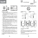 Предварительный просмотр 18 страницы Kunft KGS4503 Instruction Manual