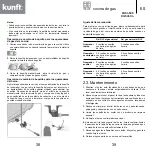 Предварительный просмотр 20 страницы Kunft KGS4503 Instruction Manual