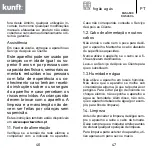 Предварительный просмотр 24 страницы Kunft KGS4503 Instruction Manual