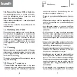 Предварительный просмотр 4 страницы Kunft KHM3273 Instruction Manual