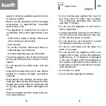 Предварительный просмотр 5 страницы Kunft KHM3273 Instruction Manual