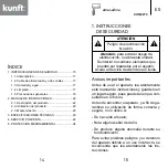 Предварительный просмотр 8 страницы Kunft KHM3273 Instruction Manual