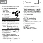 Предварительный просмотр 12 страницы Kunft KHM3273 Instruction Manual