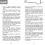 Предварительный просмотр 5 страницы Kunft KIH3300 Instruction Manual