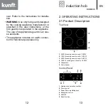 Предварительный просмотр 7 страницы Kunft KIH3300 Instruction Manual